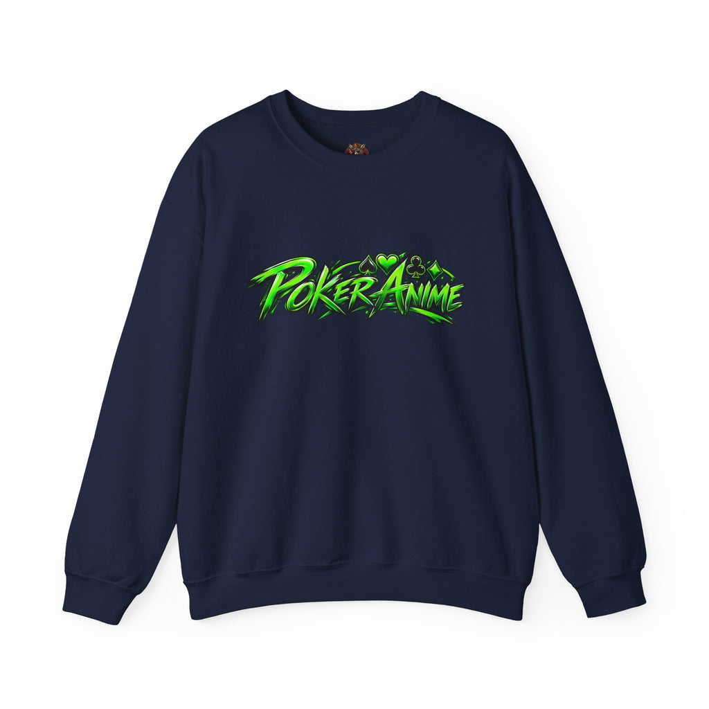 Poker Anime Check Raise Crewneck Sweatshirt