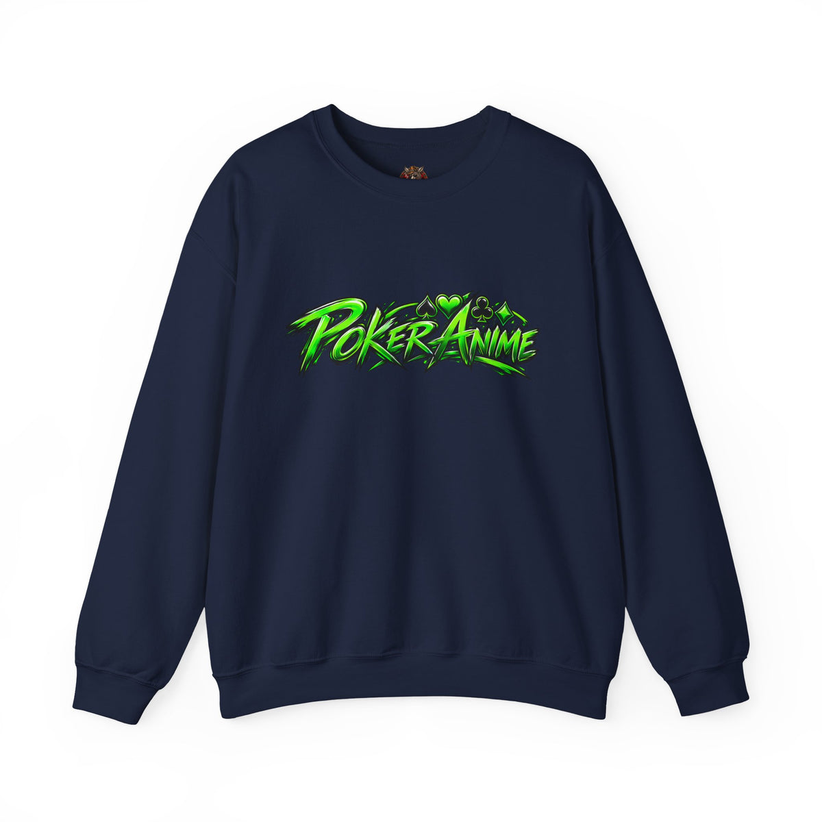 Poker Anime Check Raise Crewneck Sweatshirt