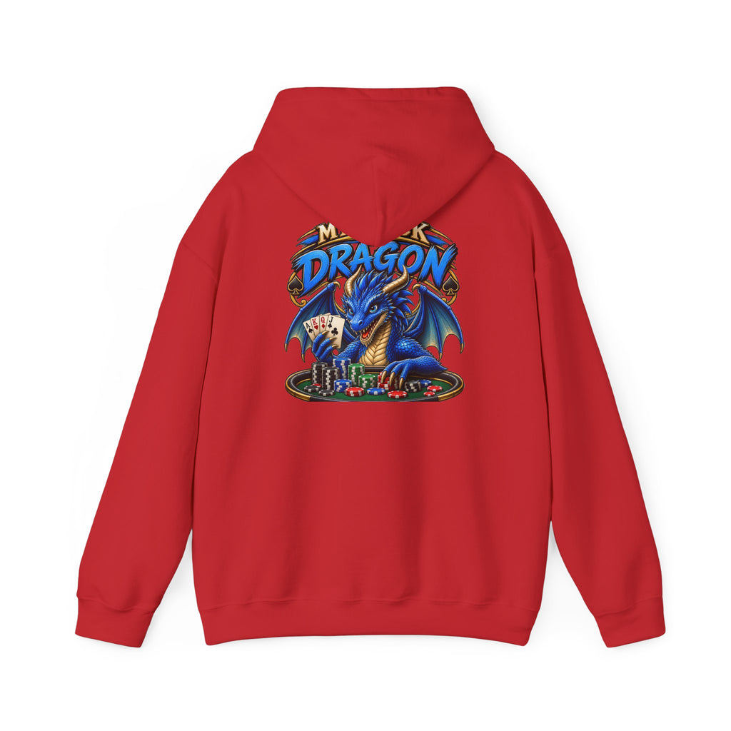 Dragon Poker Graphic Hoodie — “My luck dragon is strong”
