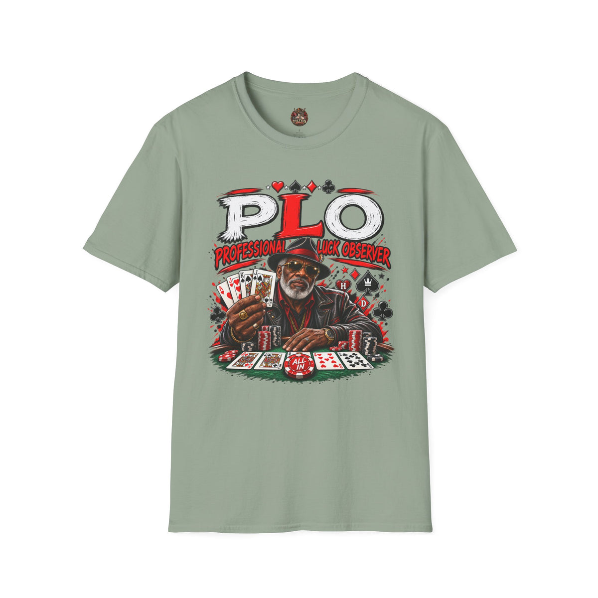 PLO Poker Dealer Graphic T-Shirt