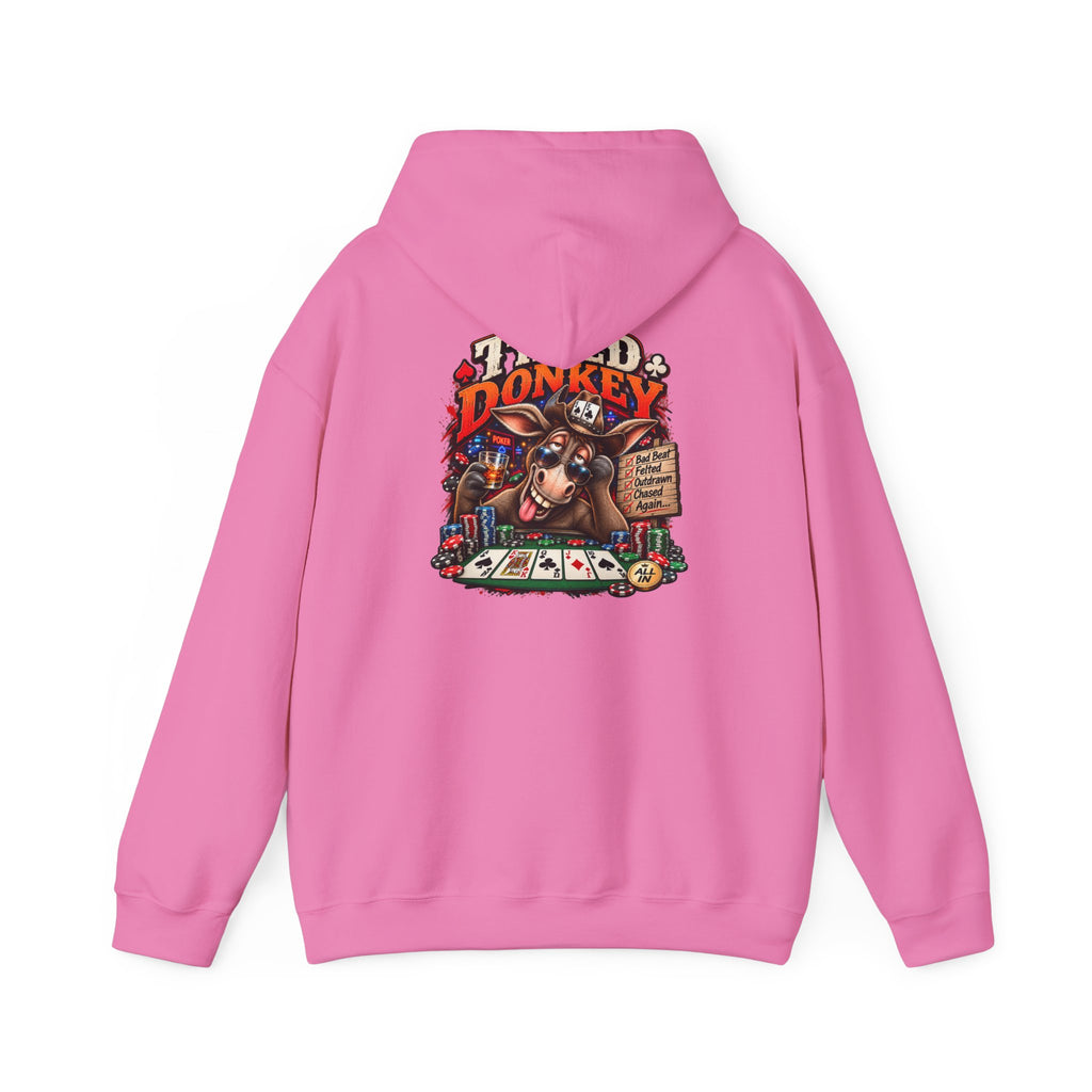 The Tilted Donkey Hoodie – Vintage Poker Donkey Graphic Pullover