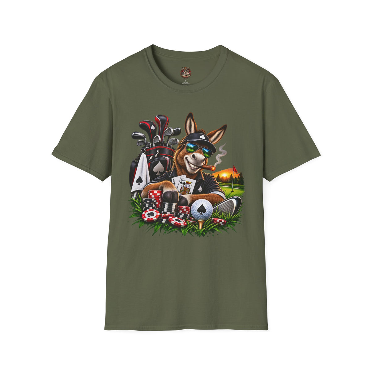 Donkey Poker Night T-Shirt — Funny Poker Tee