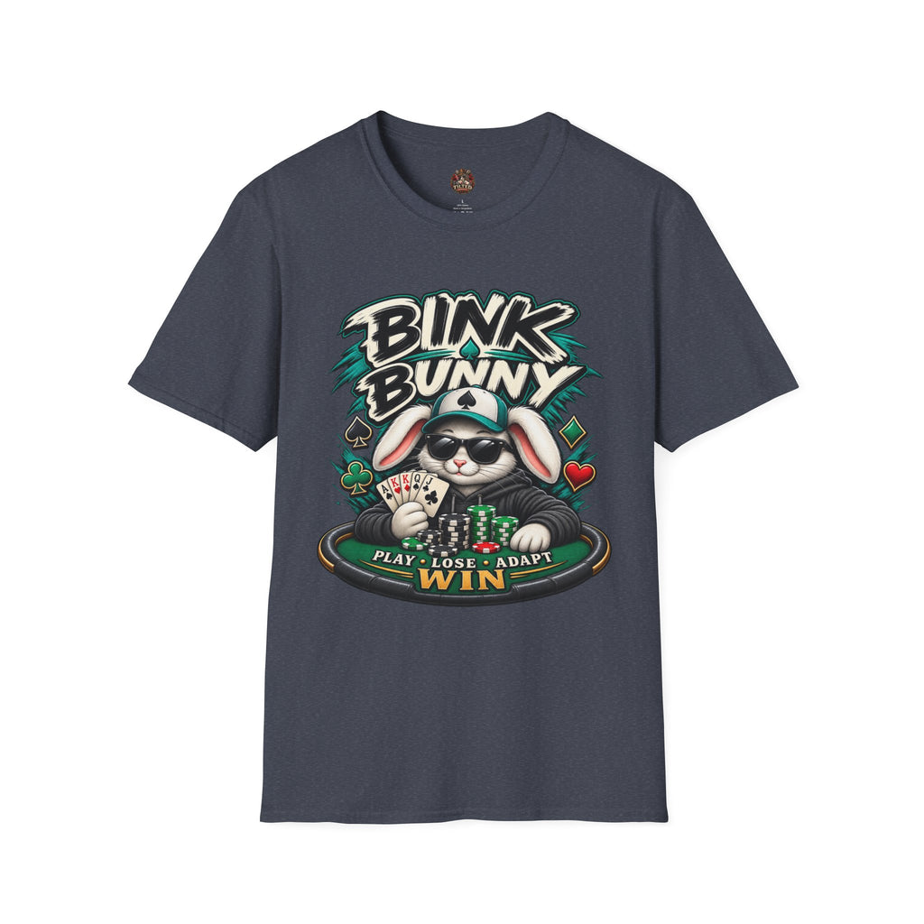 Bink Bunny Poker T-Shirt — Cool Gamer Graphic Tee