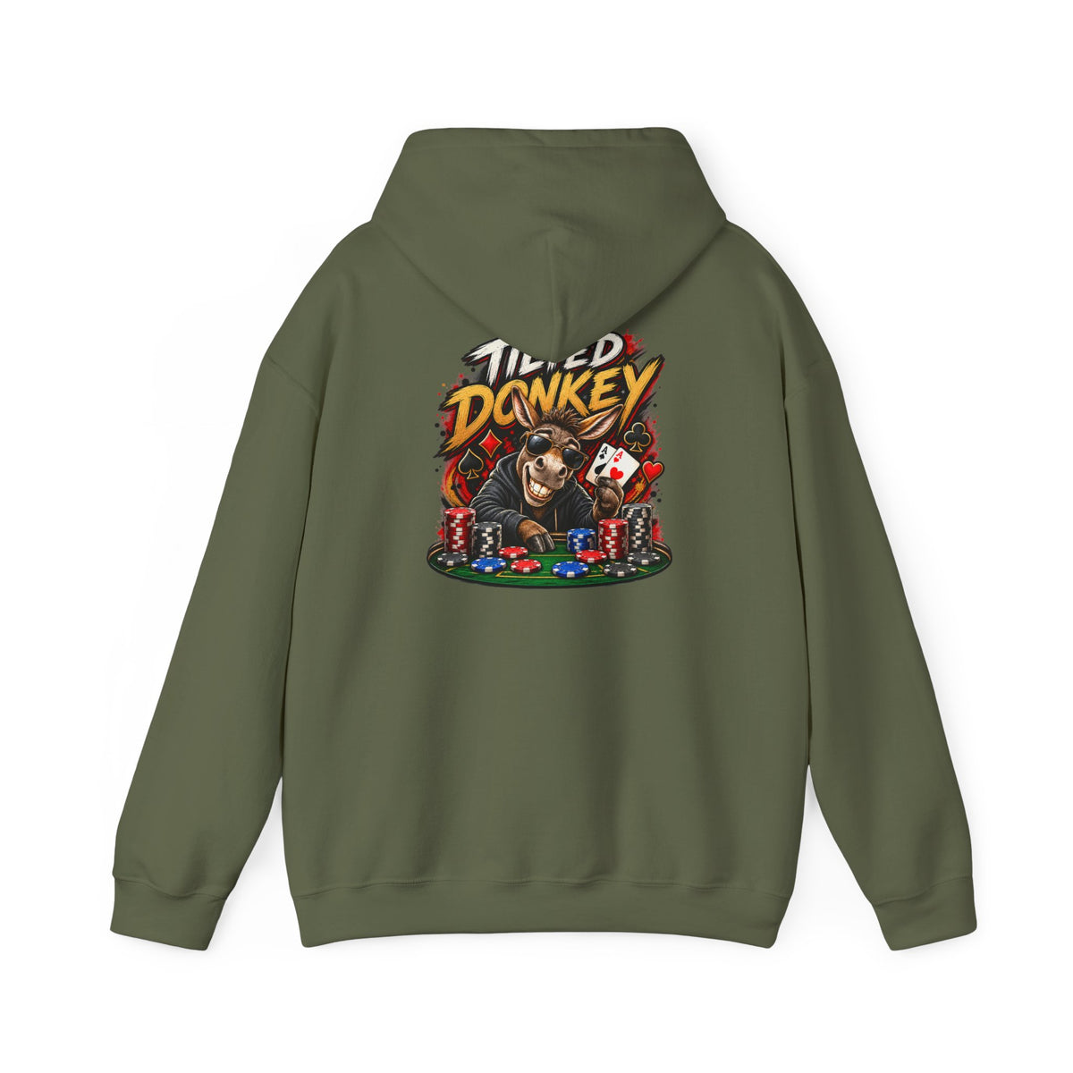 Titled Donkey Poker Hoodie Sweatshirt