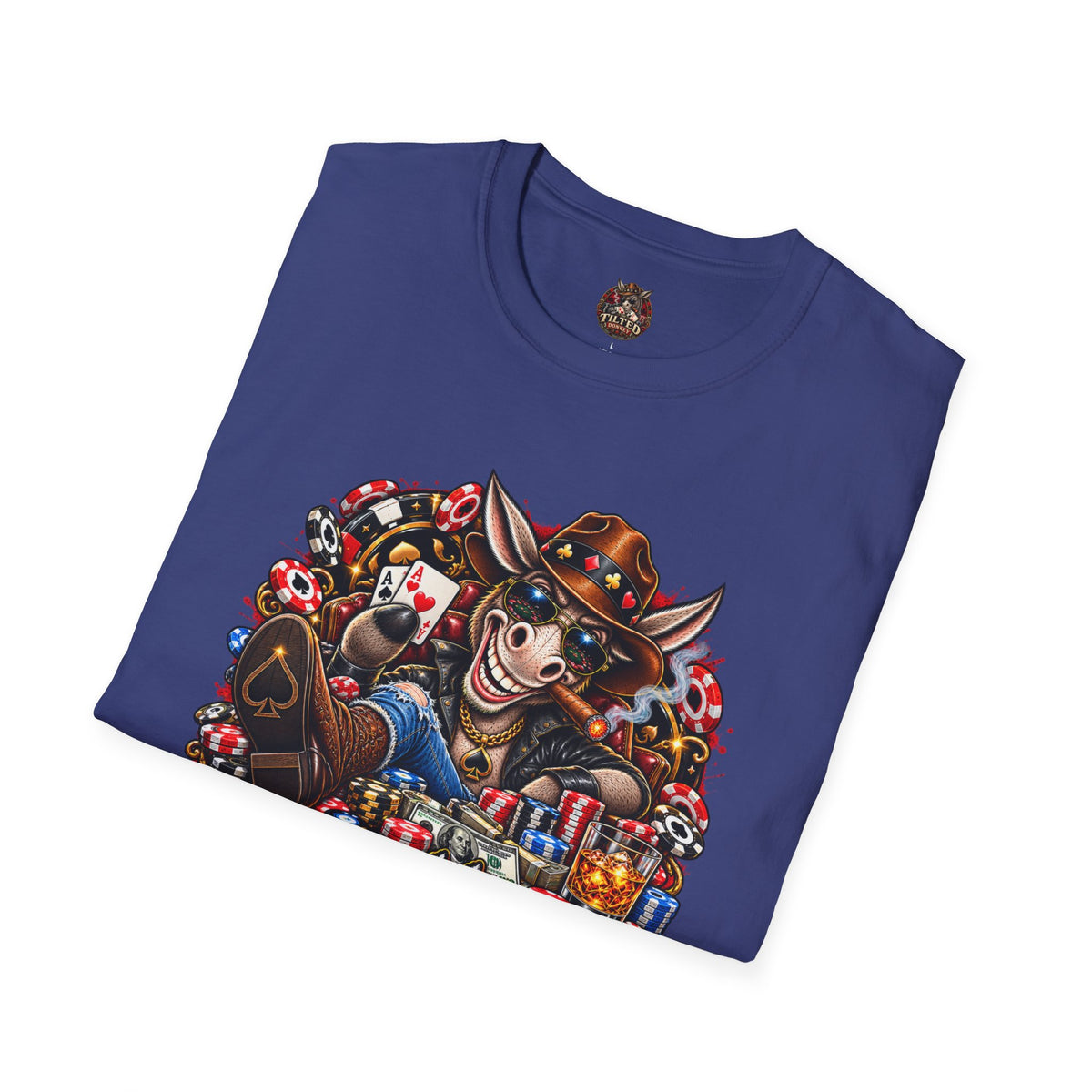 "Good Hands Make Good Stories" Poker Donkey Graphic Tee