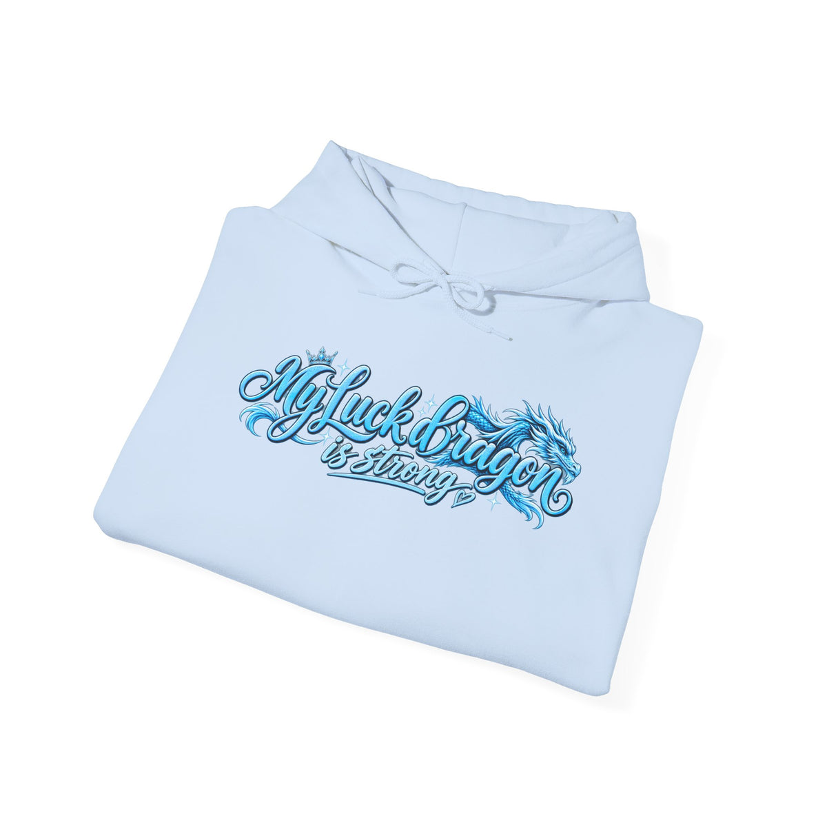Dragon Poker Graphic Hoodie — “My luck dragon is strong”