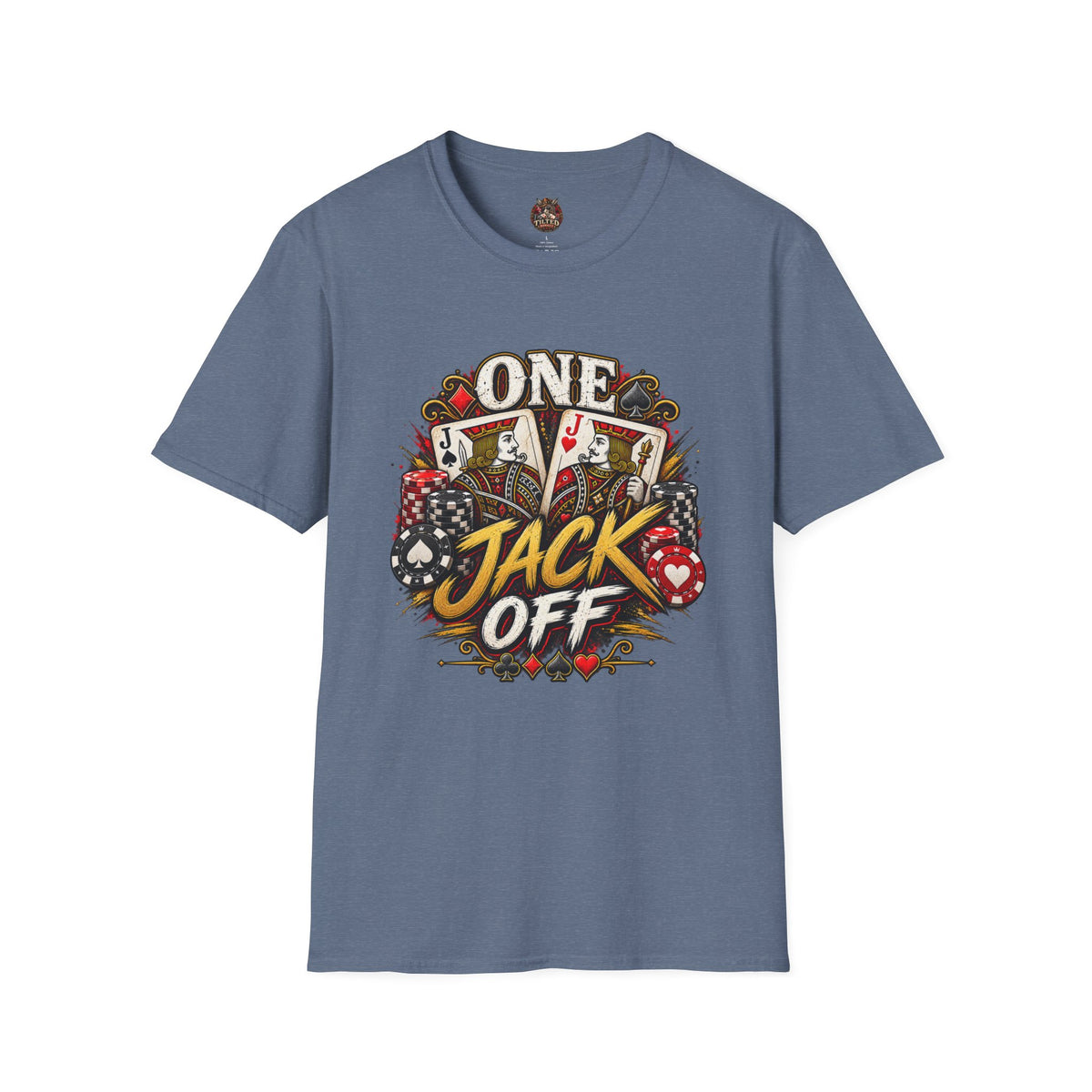 One Jack Off T-Shirt — Poker Graphic Tee