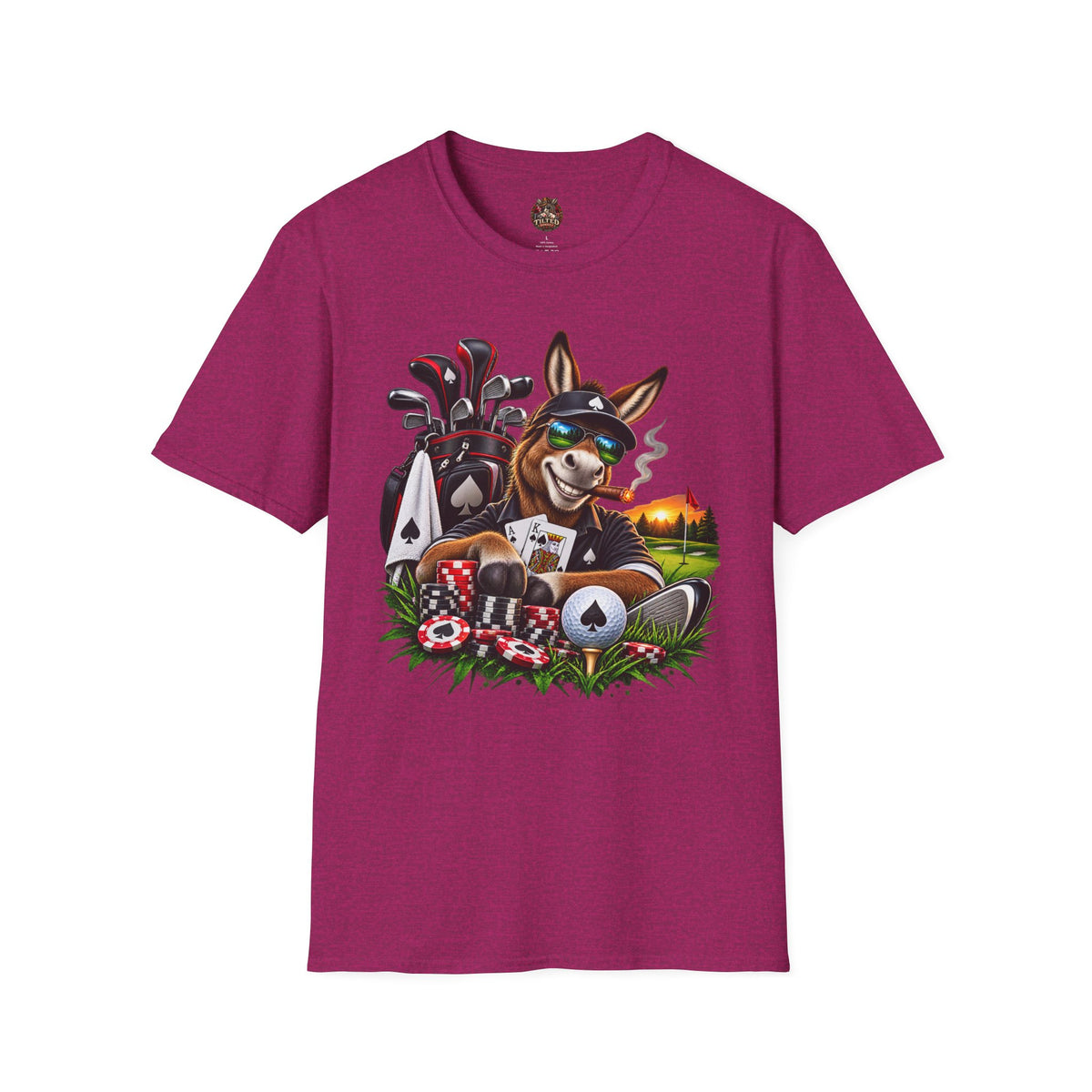 Donkey Poker Night T-Shirt — Funny Poker Tee