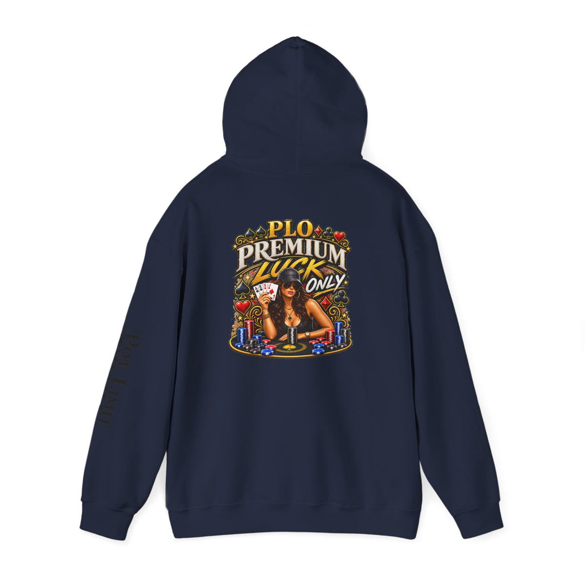 "Premium Luck Only" PLO Hoodie —Graphic Sweatshirt