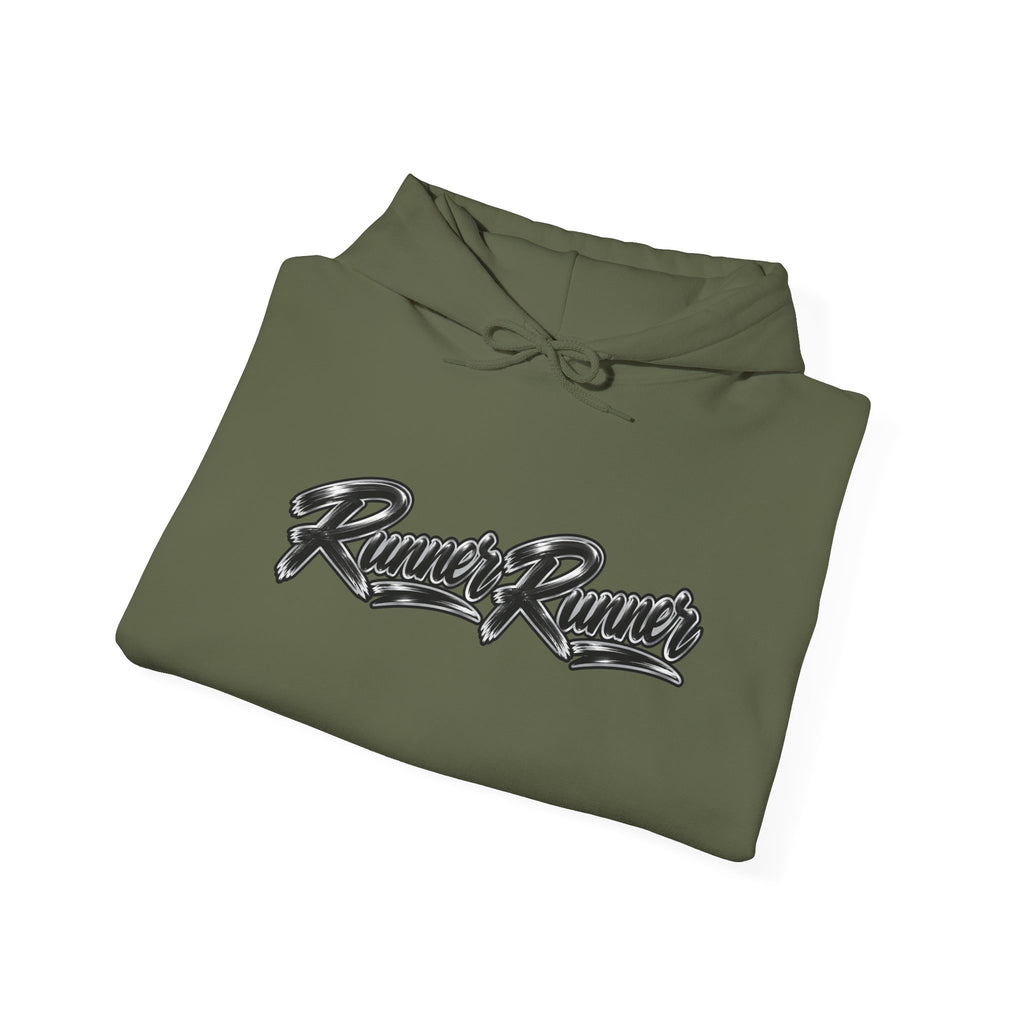Poker-Inspired Streetwear Lace-up Graphic Hoodie