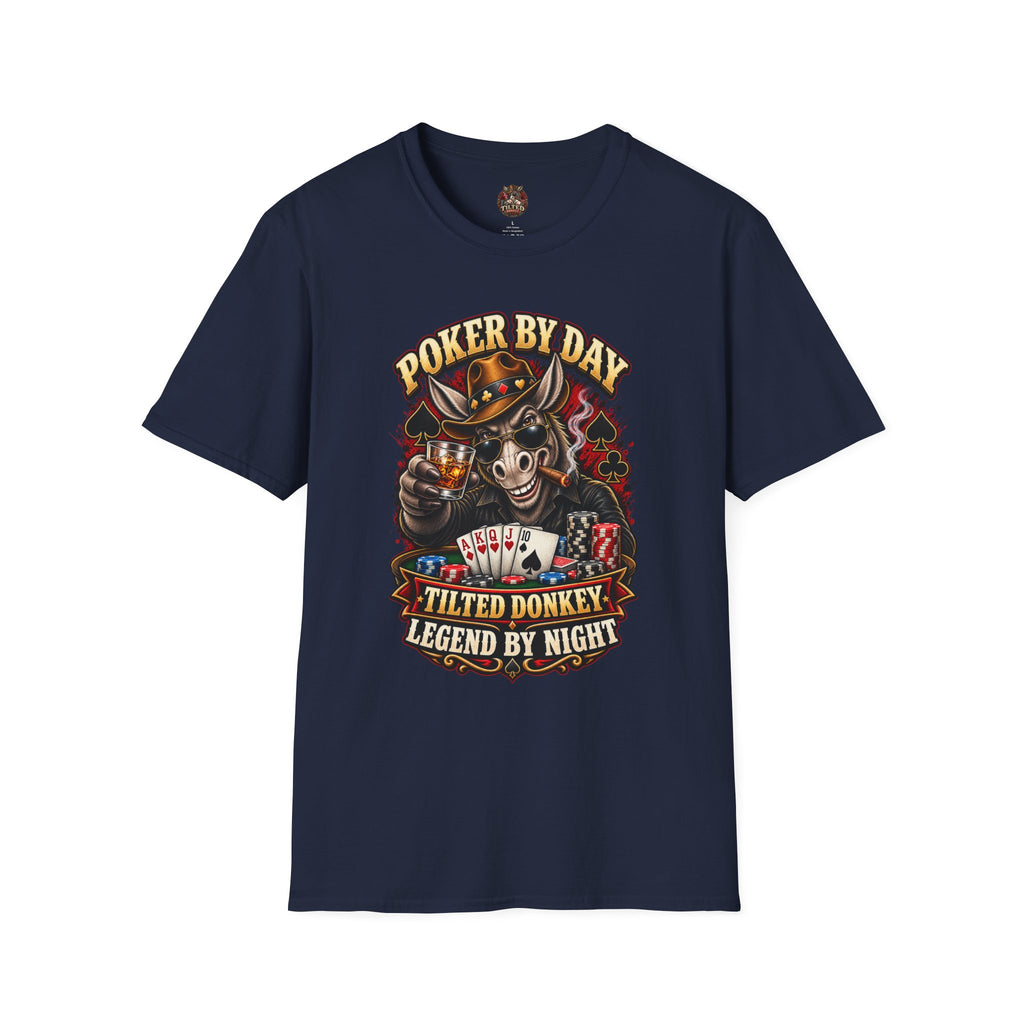 Tilted Donkey "Legend by Night" Poker T-shirt