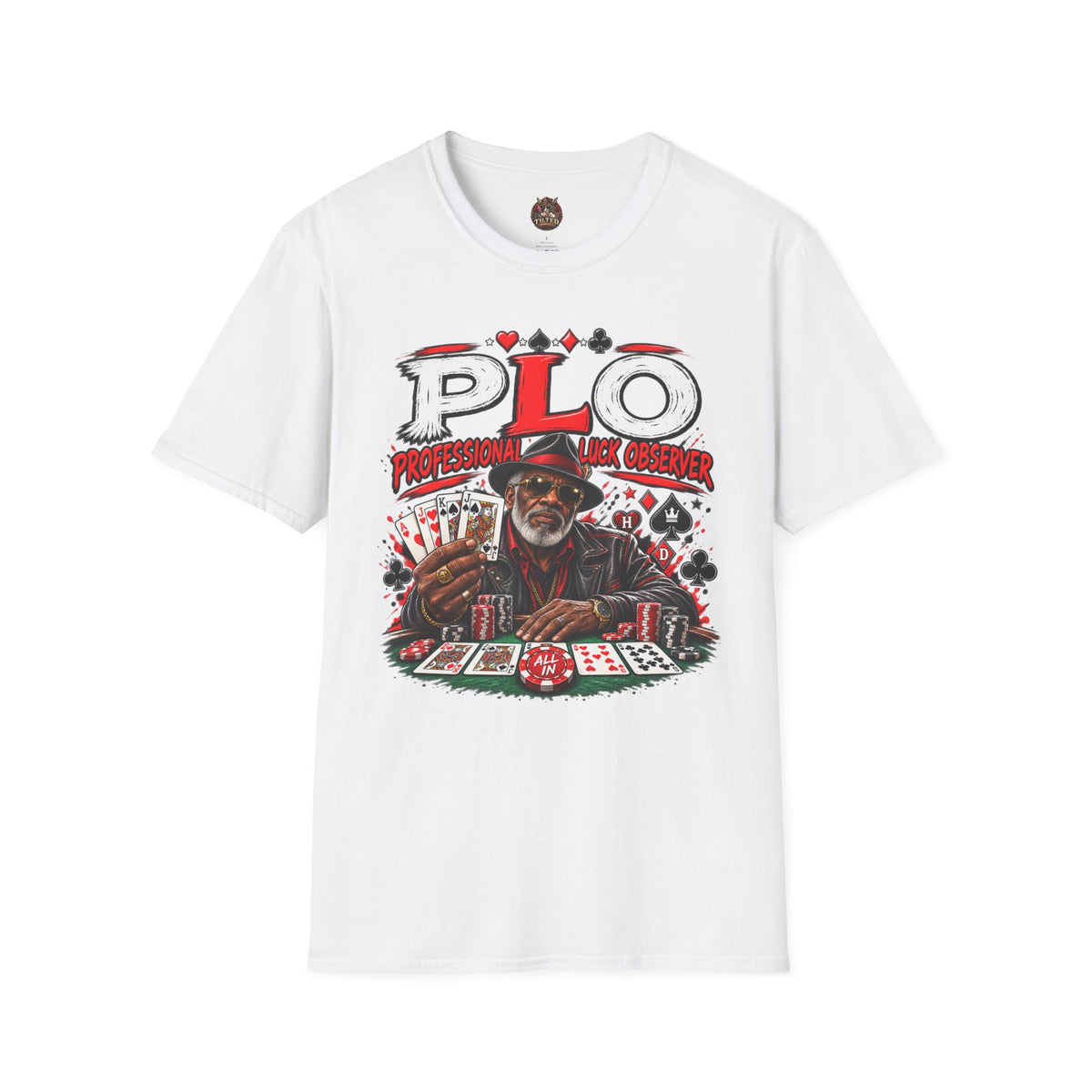 PLO Poker Dealer Graphic T-Shirt