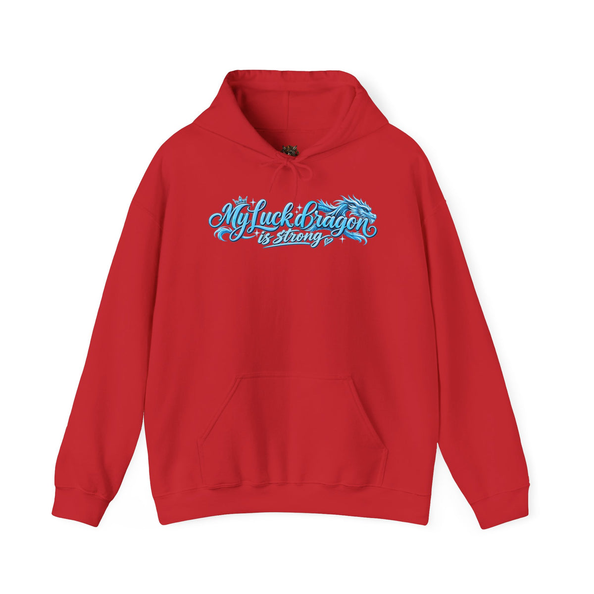 Dragon Poker Graphic Hoodie — “My luck dragon is strong”