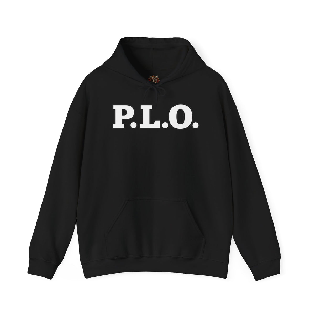 P.L.O. Poker Night Hoodie — Vintage Old-head Graphic Hooded Sweatshirt