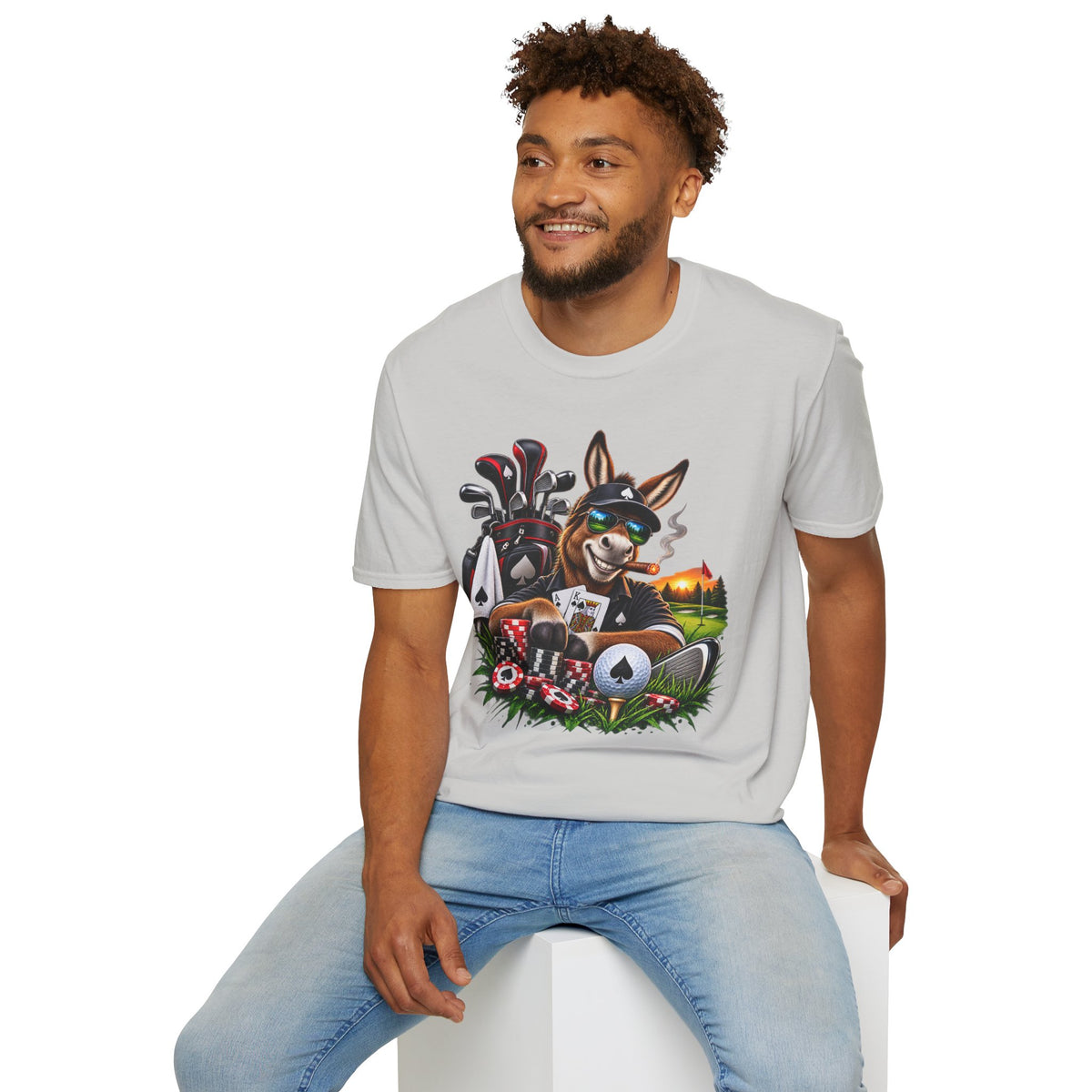 Donkey Poker Night T-Shirt — Funny Poker Tee