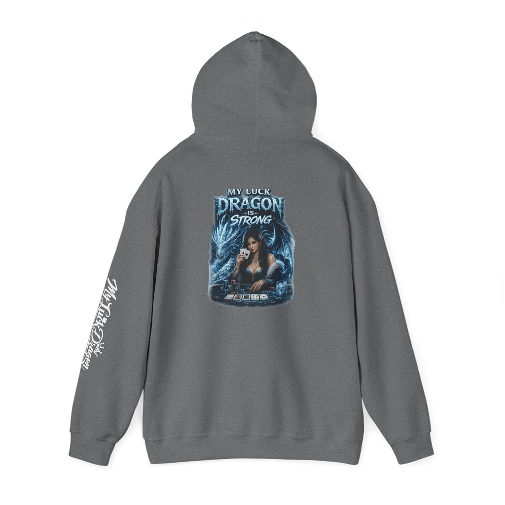 Dragon Strong Graphic Fantasy Dragon Poker Sweatshirt