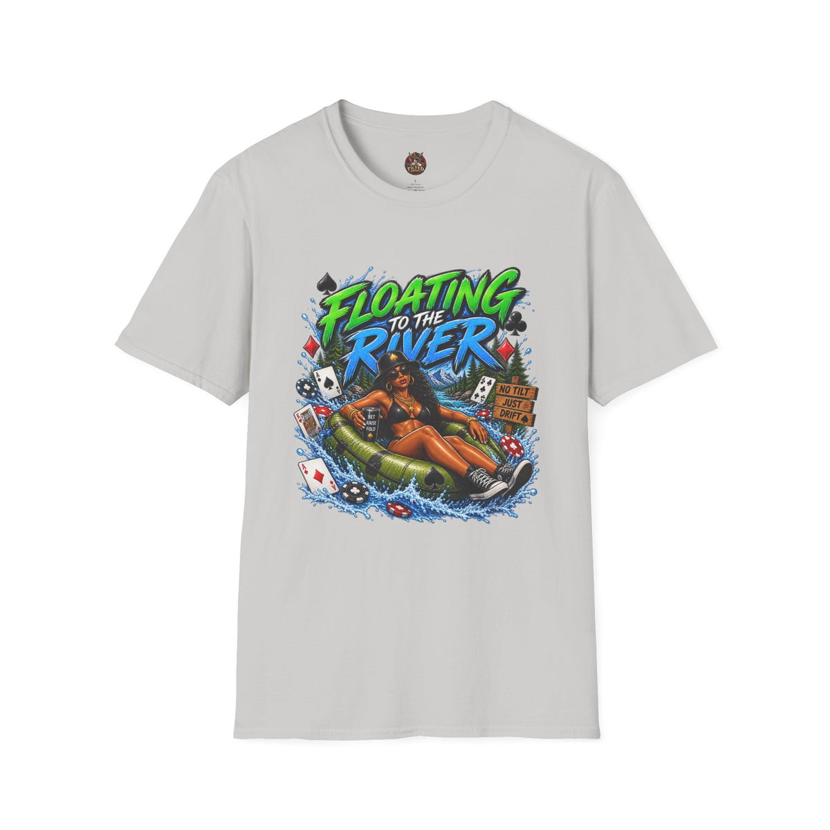 Floating to the River Poker Tee