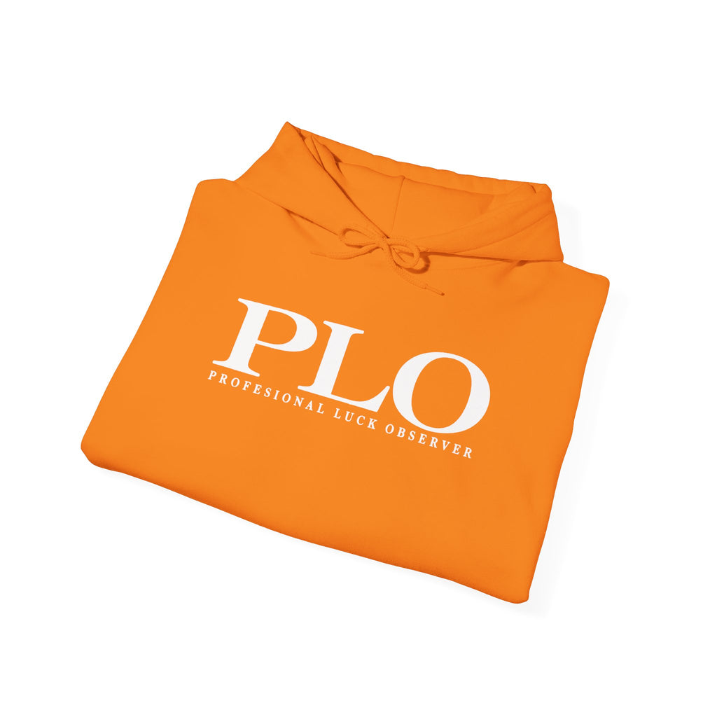 P.L.O. Pot-Limit Omaha Graphic Hooded Sweatshirt-"Professional Luck Observer"