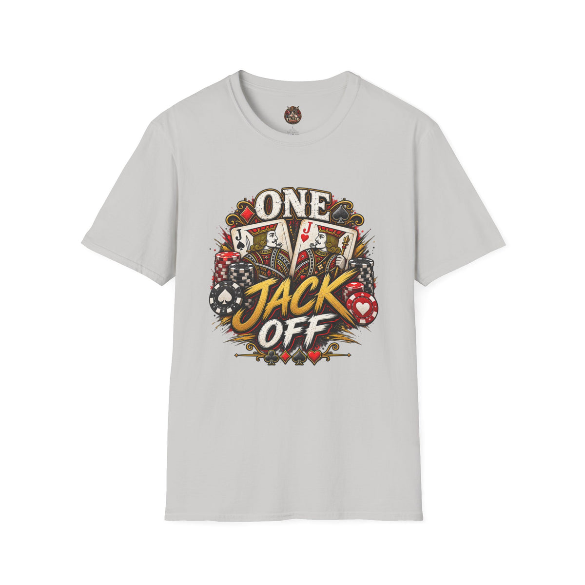 One Jack Off T-Shirt — Poker Graphic Tee