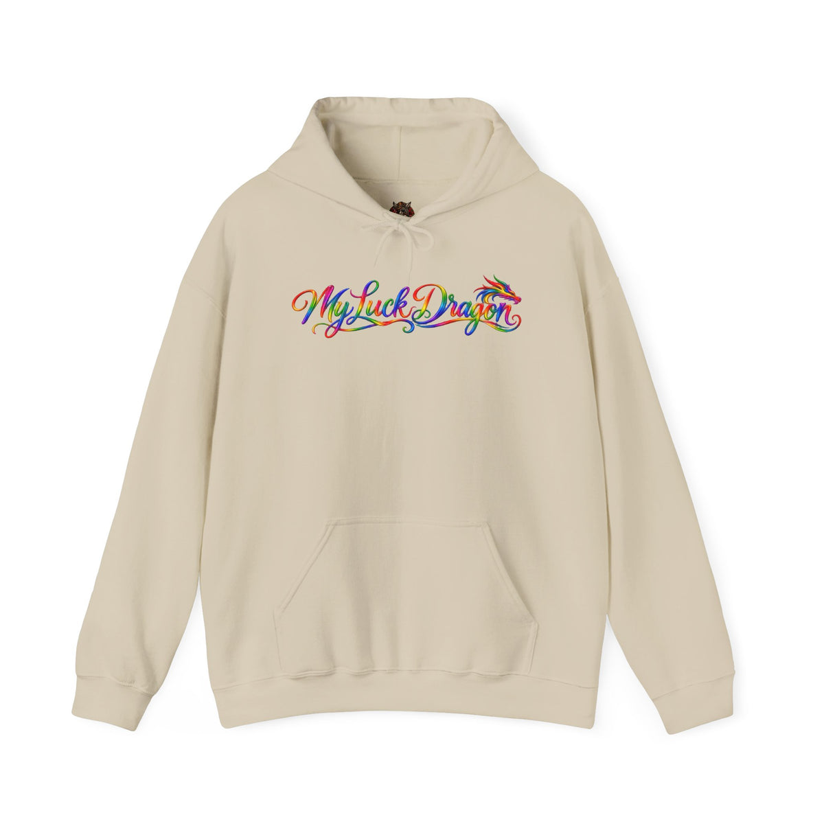 My Lucky Dragon Hoodie — Cute Blue Dragon Poker Graphic