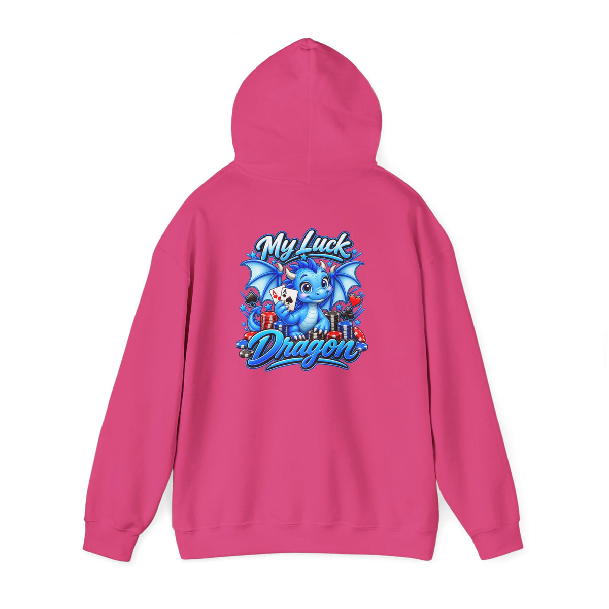 My Luck Dragon Poker Hooded Sweatshirt