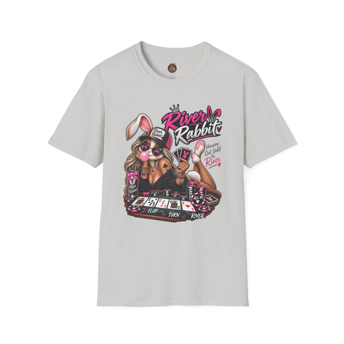River Rabbit Poker T-Shirt