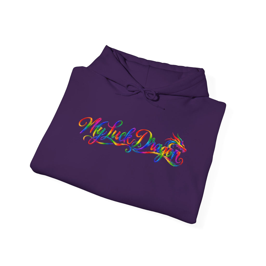 My Lucky Dragon Hoodie — Cute Blue Dragon Poker Graphic
