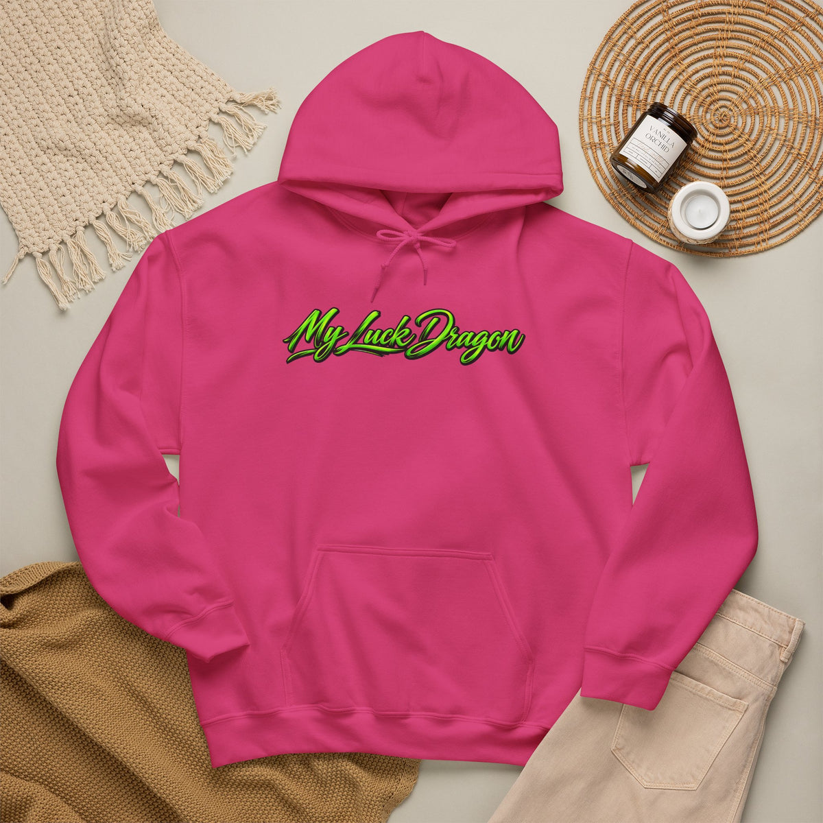 “Acey Duecy” Graphic Green Dragon Poker Pullover