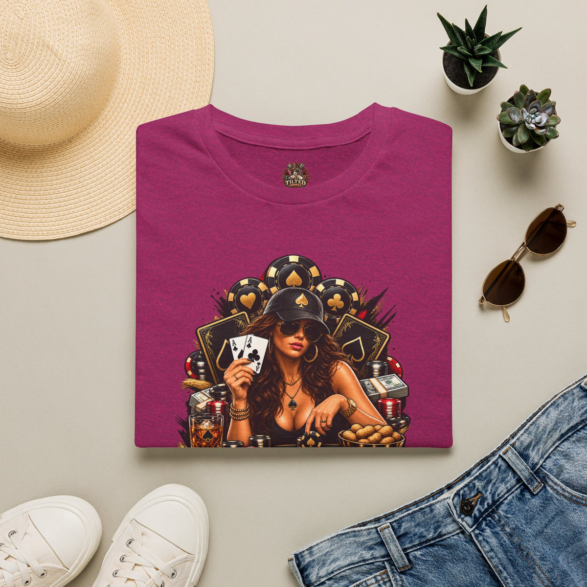 Poker Babe Tee – "I Got The Nuts"