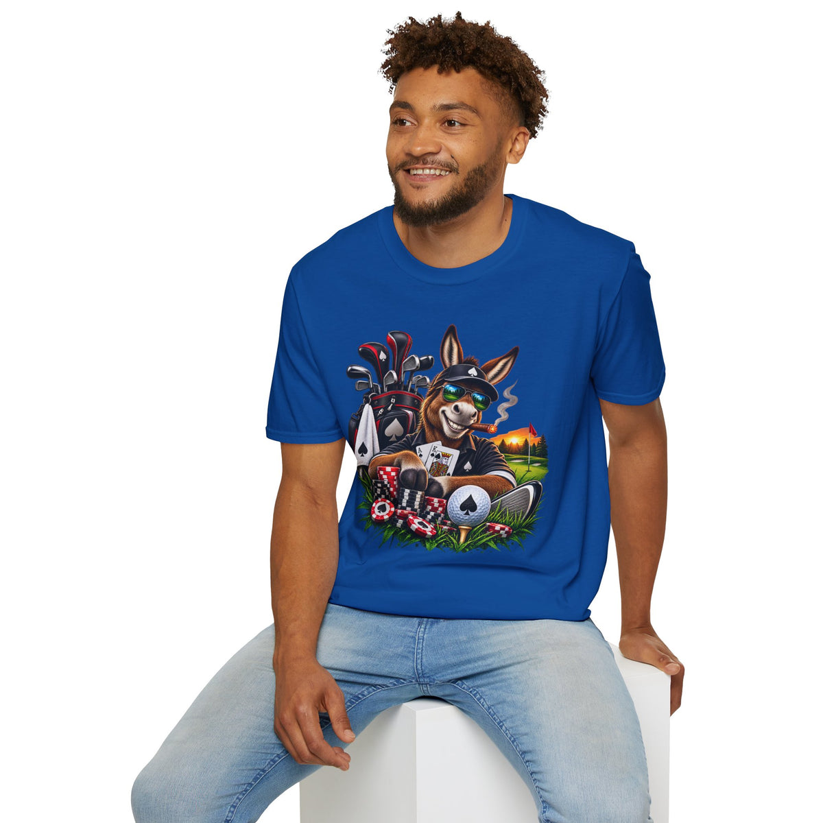 Donkey Poker Night T-Shirt — Funny Poker Tee