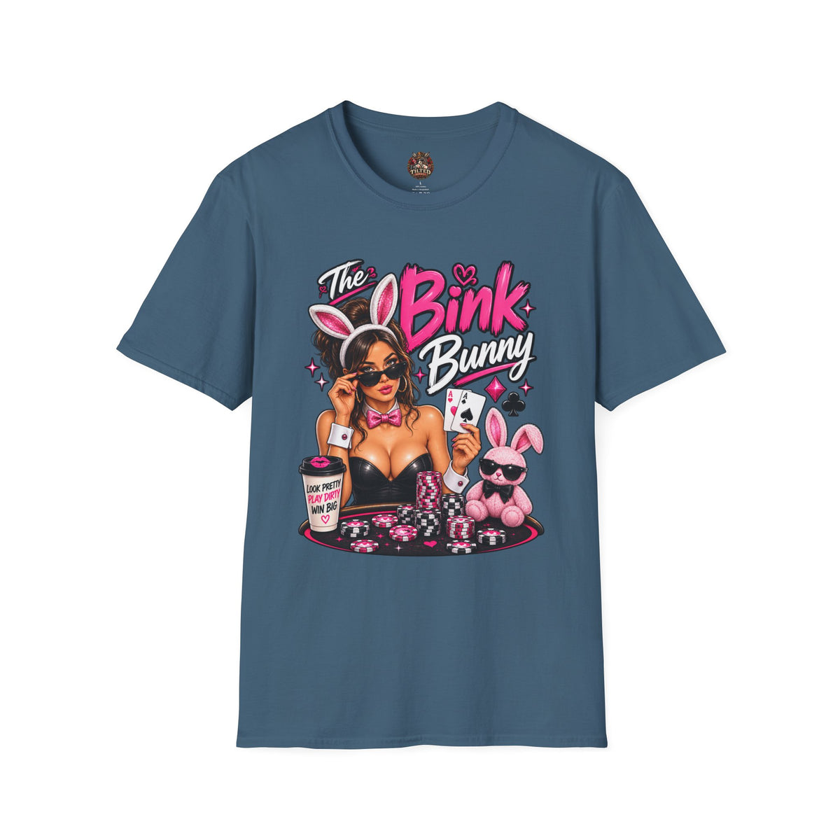 Bink Bunny — Retro Poker Graphic Tee