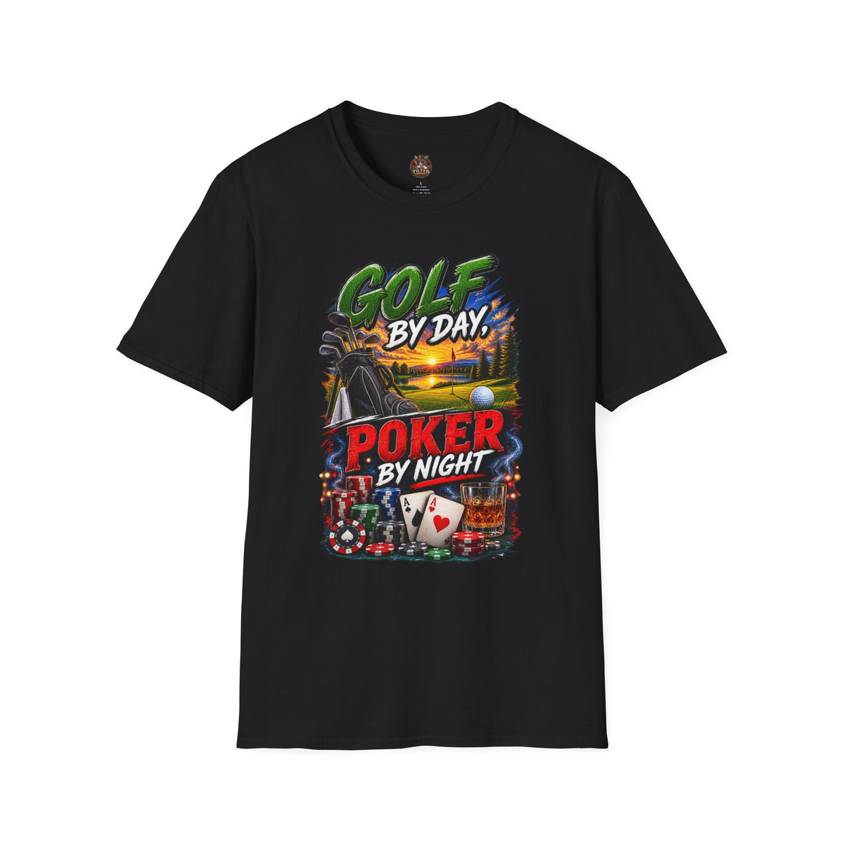 Golf By Day, Poker By Night T-Shirt