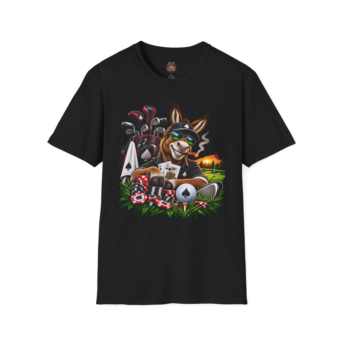 Donkey Poker Night T-Shirt — Funny Poker Tee
