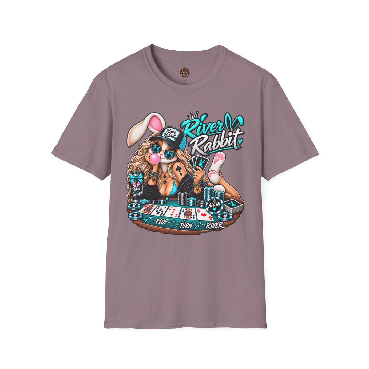 River Rabbit Poker T-Shirt