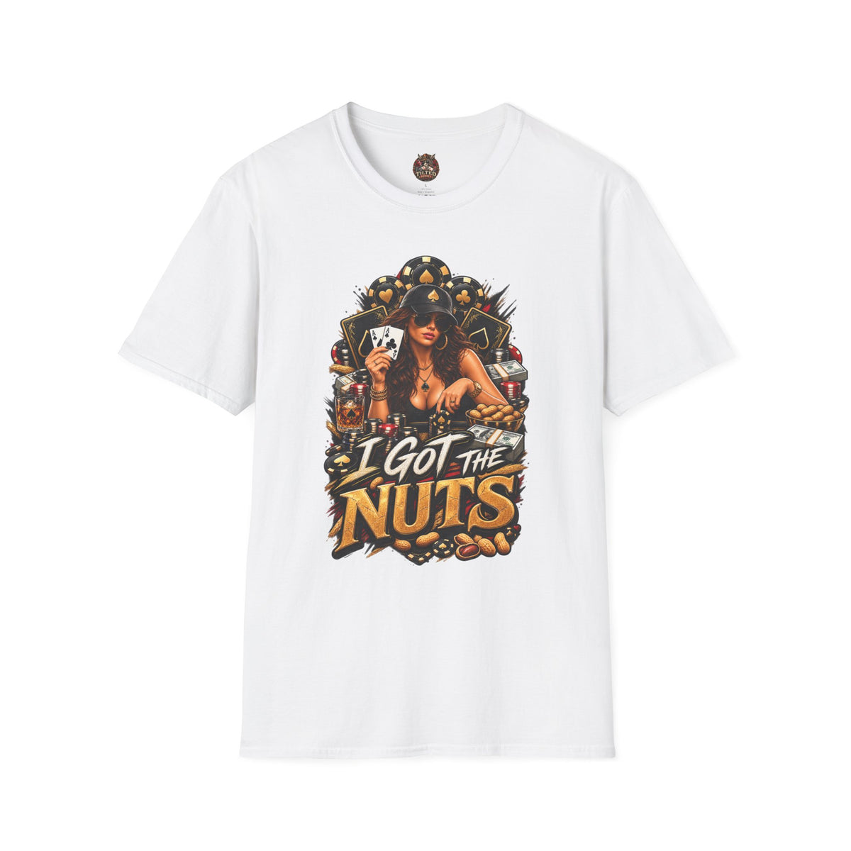 Poker Babe Tee – "I Got The Nuts"