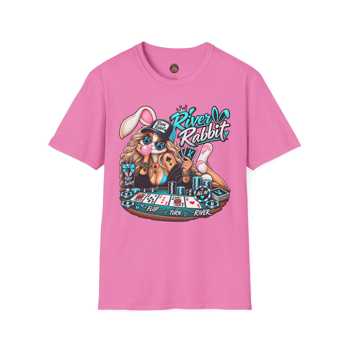 River Rabbit Poker T-Shirt