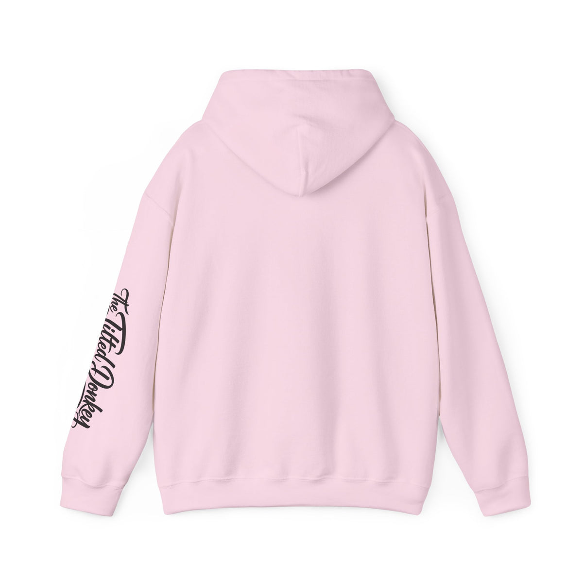 Vintage Tilted Donkey Poker Graphic Hooded Sweatshirt