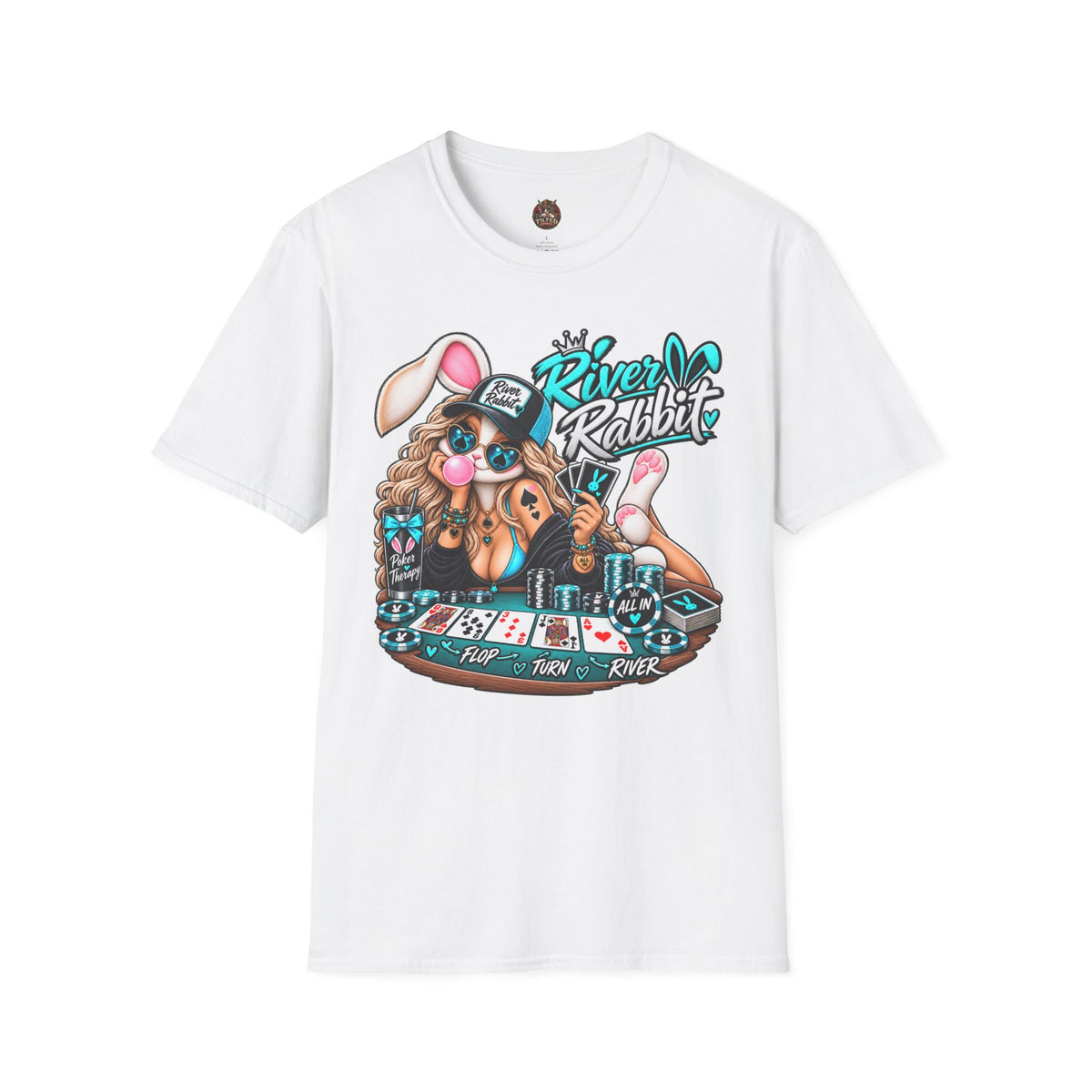 River Rabbit Poker T-Shirt