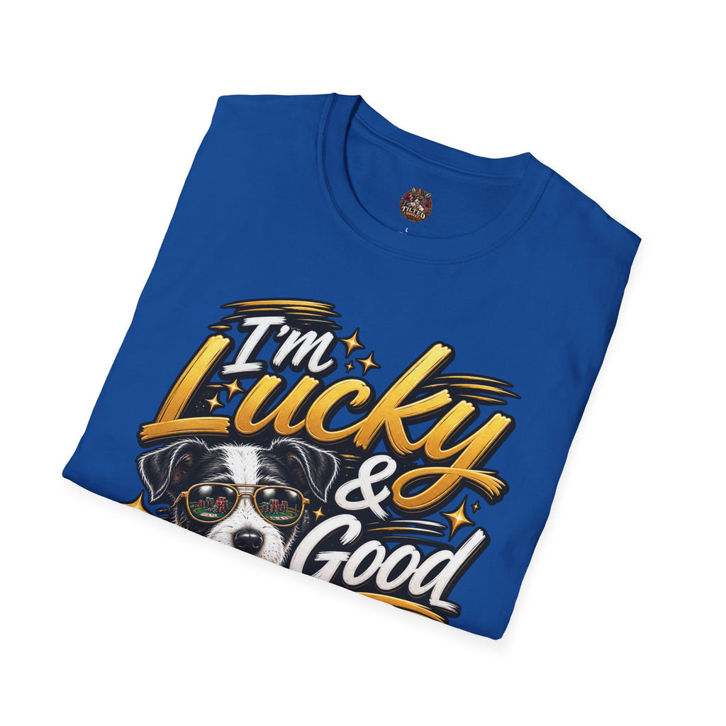 I'm Lucky & Good — Poker Puppy Graphic T-shirt