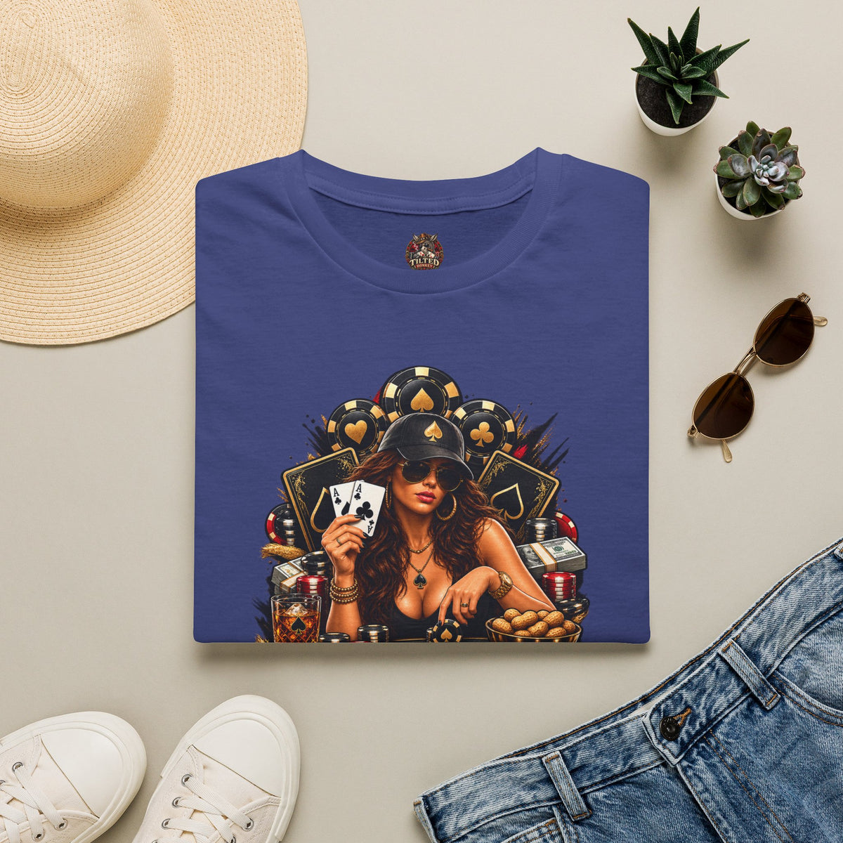 Poker Babe Tee – "I Got The Nuts"