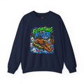 Crewneck Sweatshirt — "Floating to the River" Graphic Relaxed-Fit Pullover