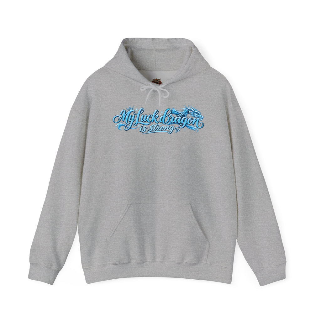 Dragon Poker Graphic Hoodie — “My luck dragon is strong”