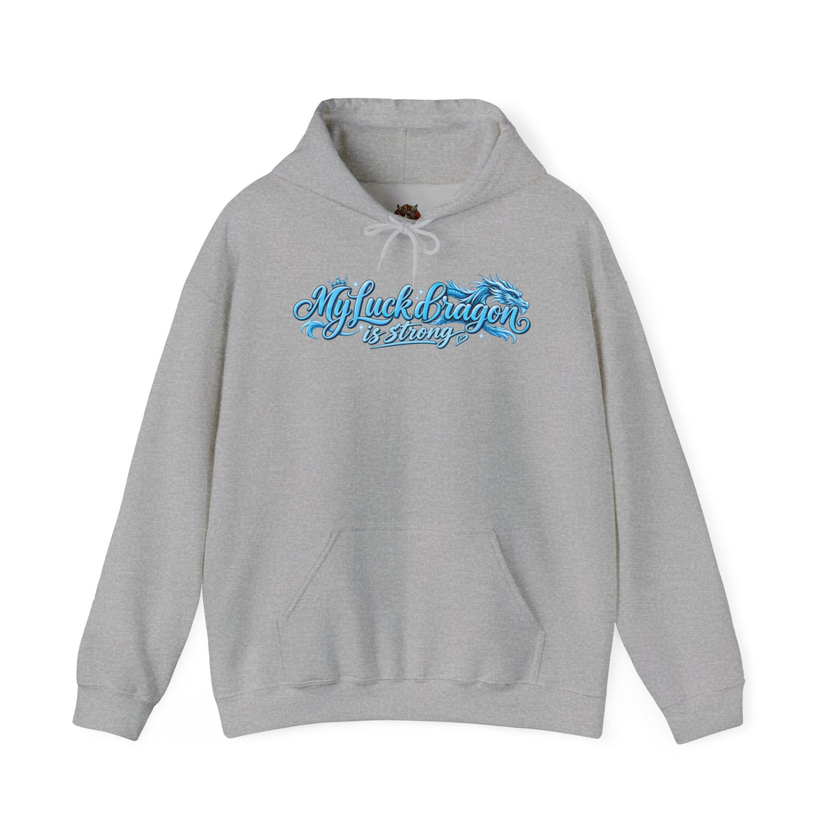 Dragon Poker Graphic Hoodie — “My luck dragon is strong”