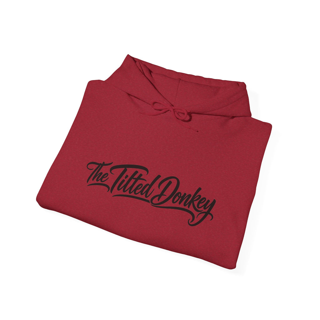 The Tilted Donkey Hoodie – Vintage Poker Donkey Graphic Pullover