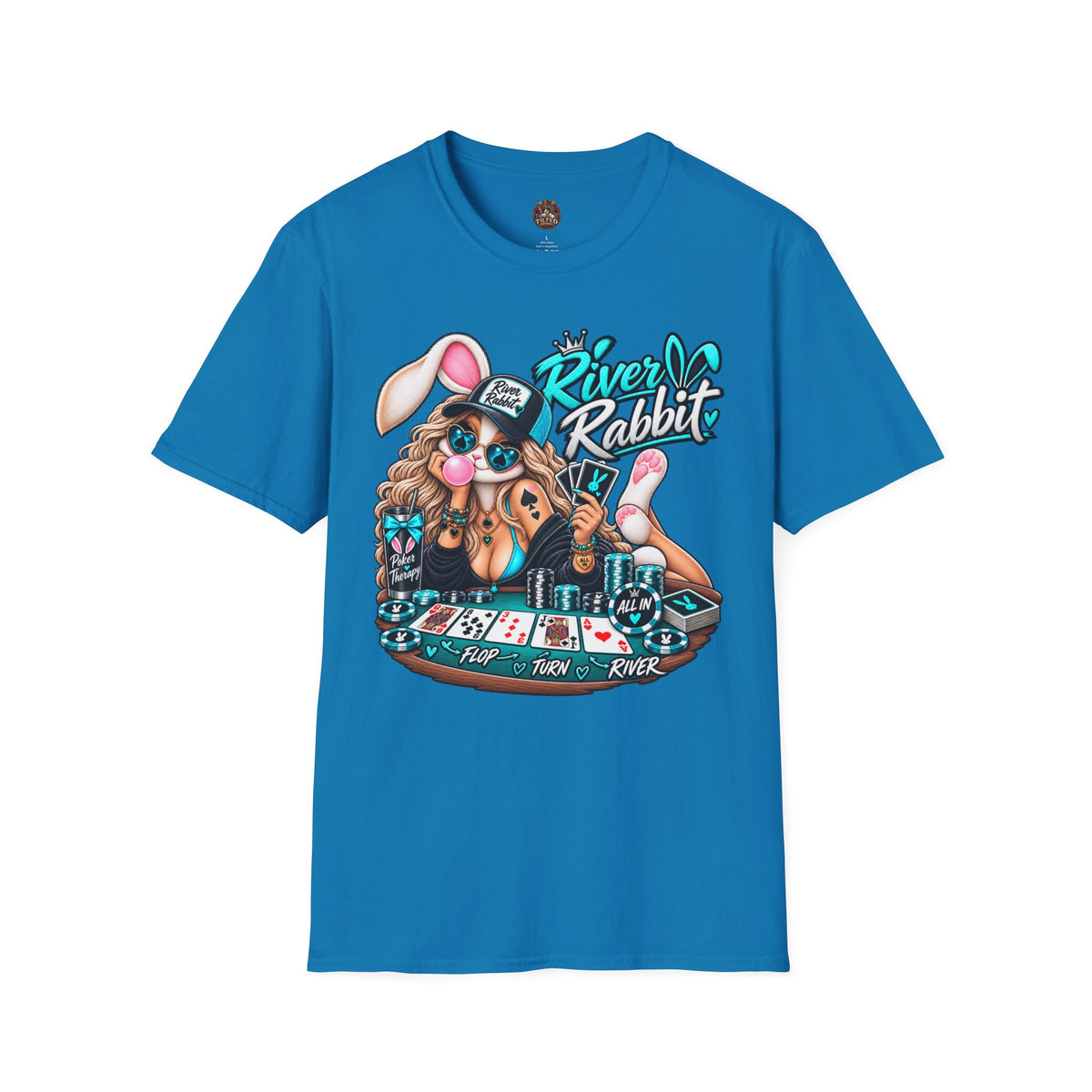 River Rabbit Poker T-Shirt