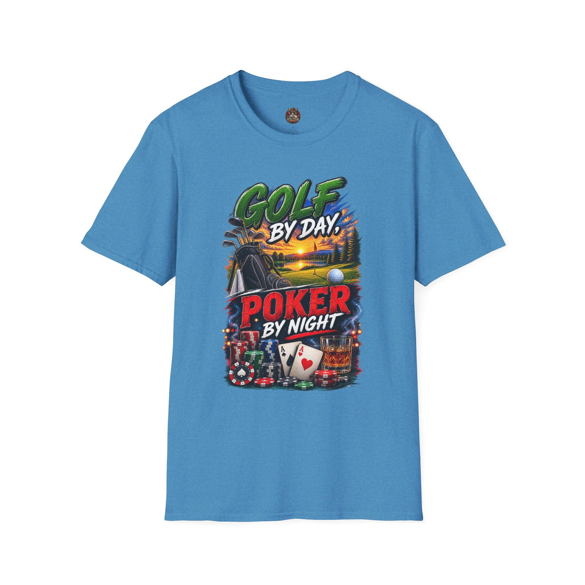 Golf By Day, Poker By Night T-Shirt