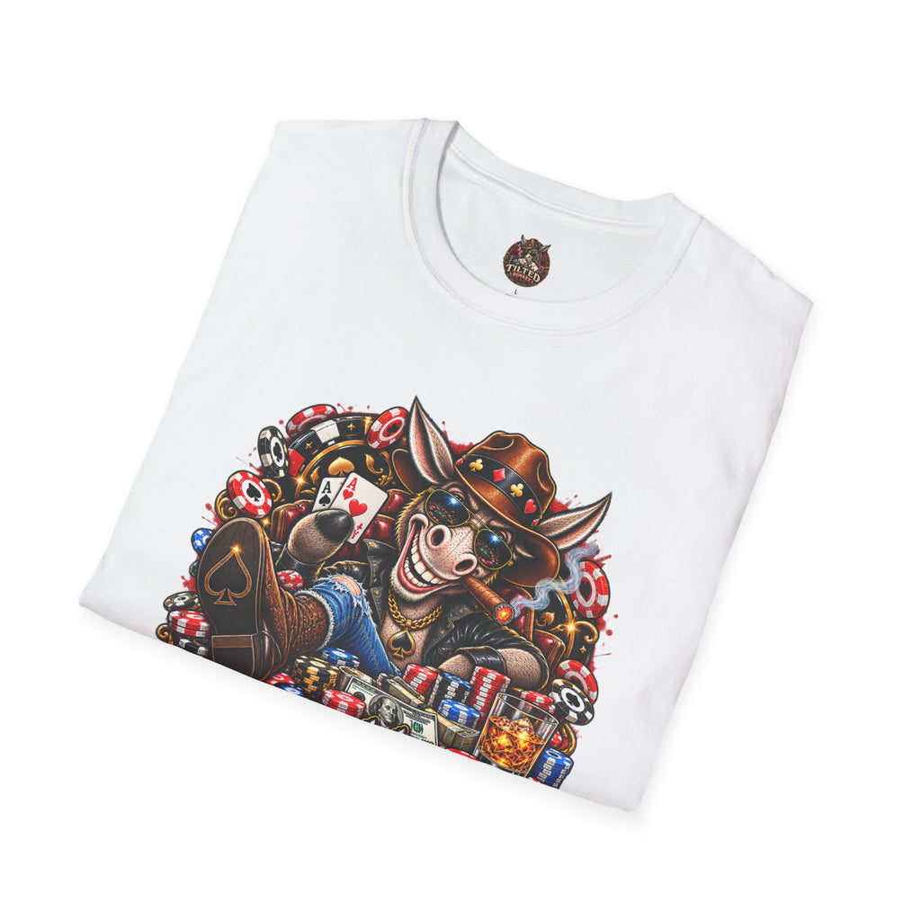 "Good Hands Make Good Stories" Poker Donkey Graphic Tee