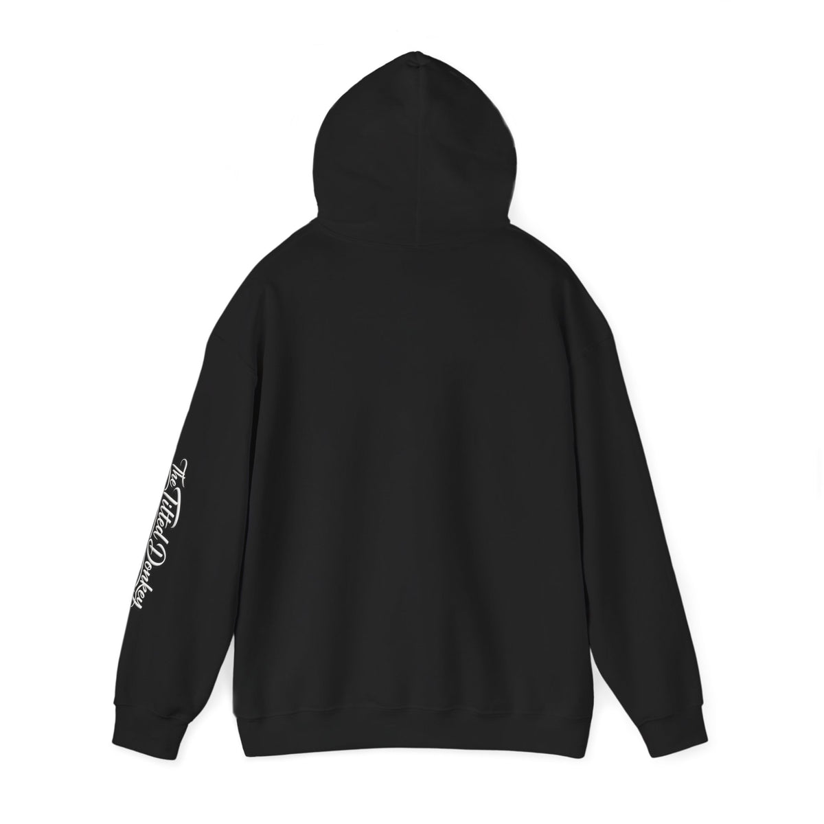 Tilted Donkey Graphic Hoodie — Fold a Lot Poker Design