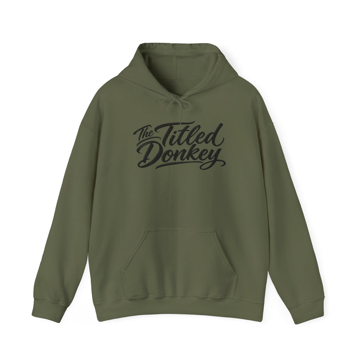 The Titled Donkey Hoodie — Retro Poker Graphic Pullover