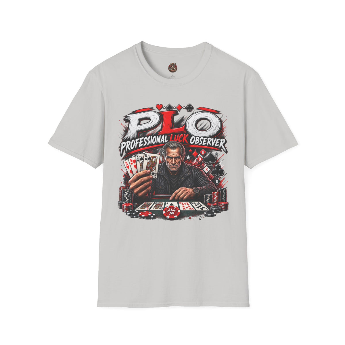 PLO "Professional Luck Observer" Poker T-Shirt
